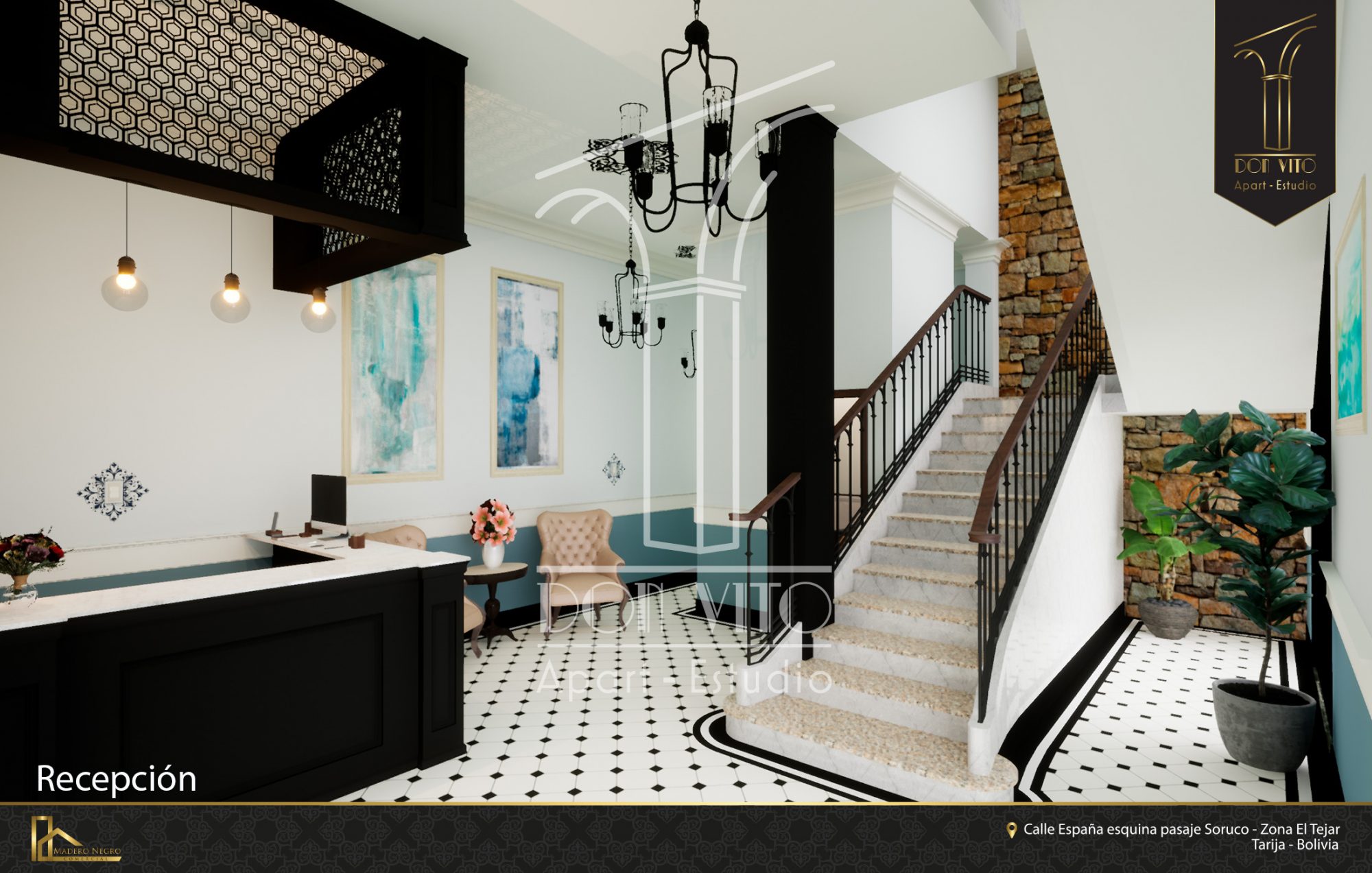 DON VITO Apart-Estudio - Recepción